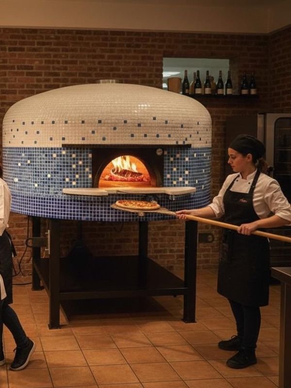 Doğalgazlı Taş Pizza Fırını 100cm